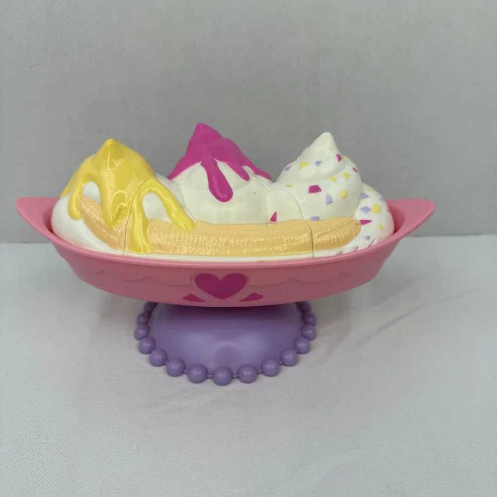 Vintage Mattel Cherry Merry Muffin Banana Split Bed Vanity Furniture Set 90s Toy